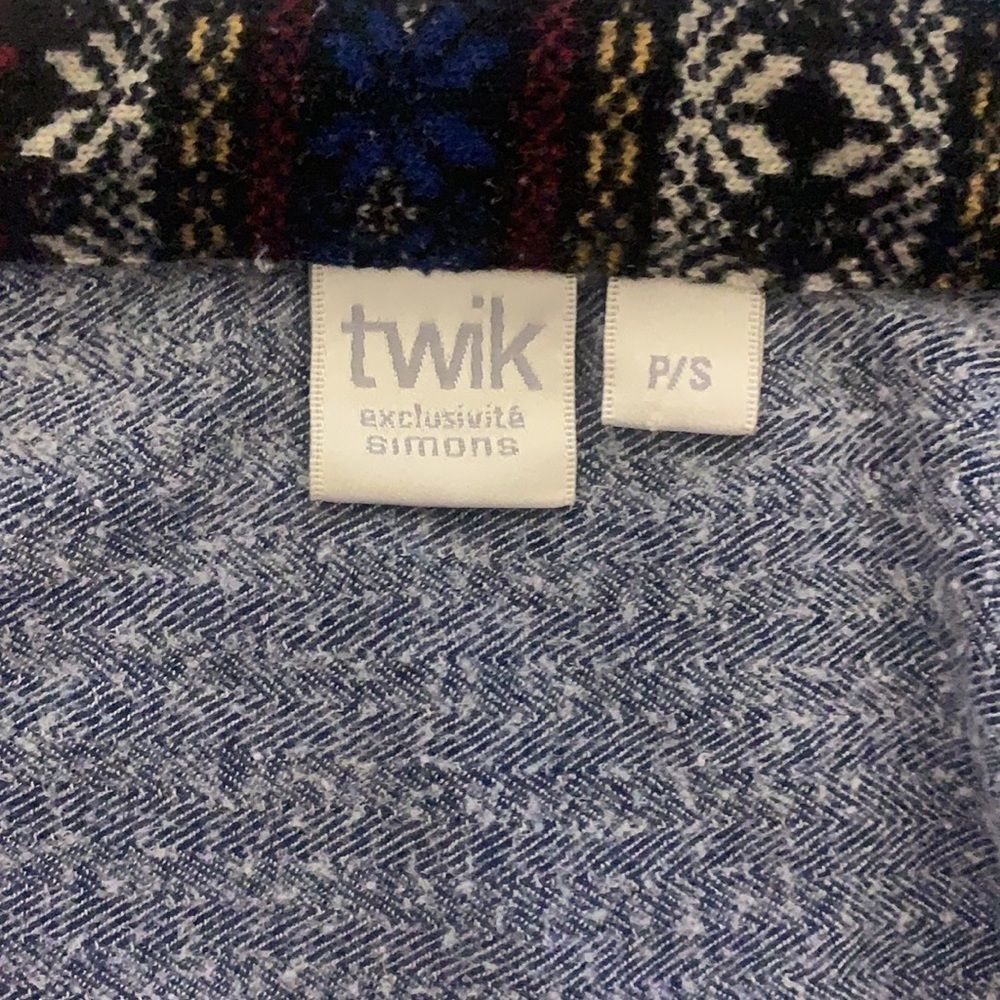 Twik | Blue & Multi Colour Pattern Button Down - Picture 6 of 6